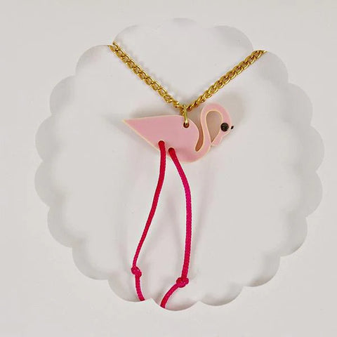 Meri Meri Flamingo Necklace