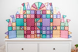 Construction using Connetix tiles 120 piece pastel creative paack
