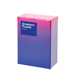 100 piece gradient puzzle in blue/pink