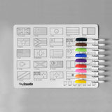 Silicone Placemat with Flags of the World