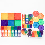 Contents of COnnetix Tiles 212 piece mega pack