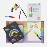 Sample page of tiger Tribe Rainbow Lab Playing with Colour Kit