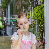 Playing noughts and crosses with tiger Tribe window markers