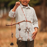Christmas decorations made from natural materials, an idea in Your Wild Celebrations book