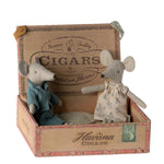 Maileg Mum & Dad Mice in Cigar Box (2023)