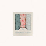 Little Unicorn 3 pack Cotton Muslin Swaddles
