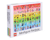 Lego Minifigure Rainbow 1000 Piece Puzzle