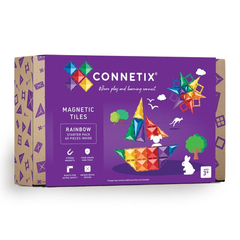 Connetix Tiles 60 piece Starter Set