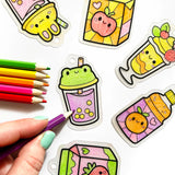 Tiger Tribe Shrinkorama Charm Bracelet | Kawaii Drinks