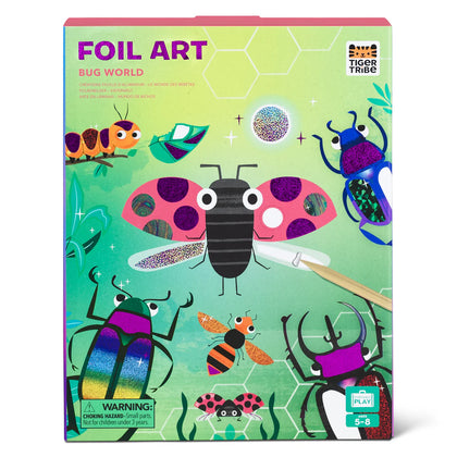 Tiger Tribe Foil Art Bug World