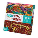 Crocodile Creek 48pce Above & Below Puzzle | Dinosaur World
