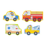 Petit Collage Beginner Puzzles | Rescue Vehicles