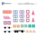CONNETIX 50 Piece Pastel Transport Pack
