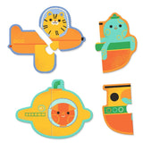 Djeco Duo Puzzles | Vehicles