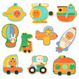 Djeco Duo Puzzles | Vehicles