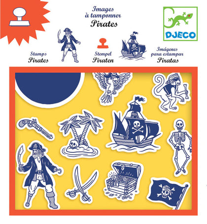 Djeco Pirate Stamp Set