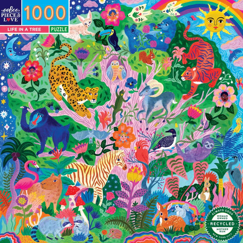 Eeboo "Life in a Tree" Puzzle 1000 piece