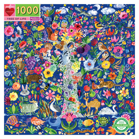 Eeboo "Tree of Life" Puzzle 1000 piece