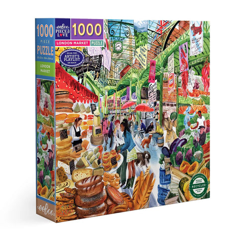 Eeboo "London Market" Puzzle 1000 piece