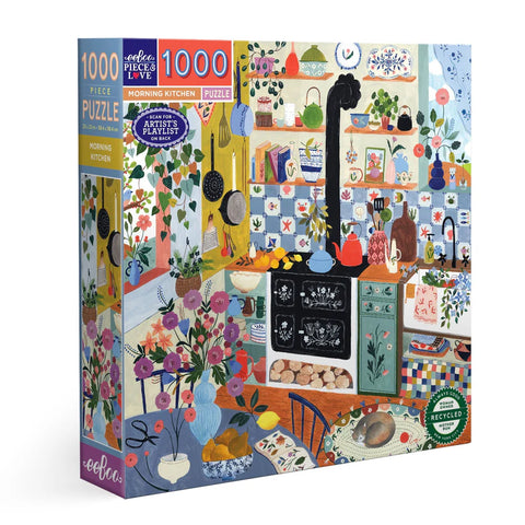 Eeboo "Morning Kitchen" Puzzle 1000 piece