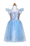 Blue Sequin Princess Dress