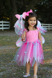 Pink Butterfly Dress Set (5-6yrs)