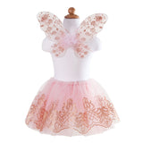 Rose Gold Tutu & Wings Set (Size 4-6)