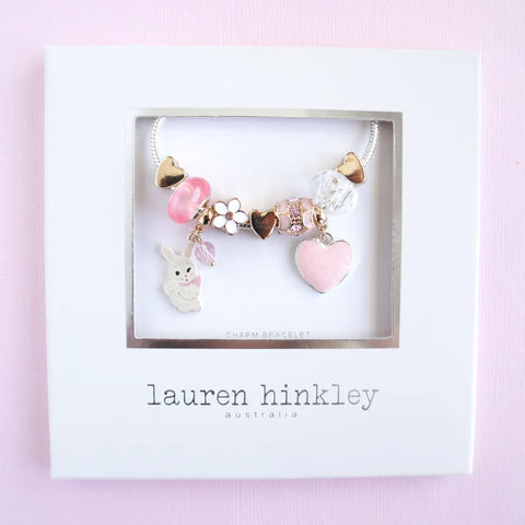Lauren Hinkley Floral Dreams Bunny Charm Bracelet