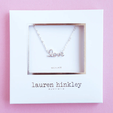 Lauren Hinkley "Love" Necklace