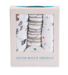 Little Unicorn 3 pack Cotton Muslin Swaddles