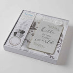 Cotton Muslin Swaddle with Milestone Cards