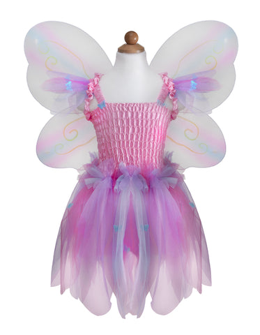 Pink Butterfly Dress Set (5-6yrs)