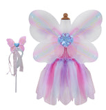 Pink Butterfly Dress Set (5-6yrs)