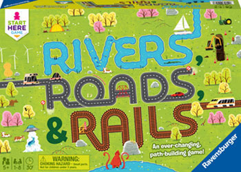 Ravensburger Rivers, Roads and Rails game