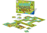 Ravensburger Rivers. Roads and Rails game contents
