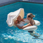 Sunnylife Float Together Baby Seat | Duck Sage Stripe