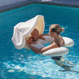 Sunnylife Float Together Baby Seat | Duck Sage Stripe