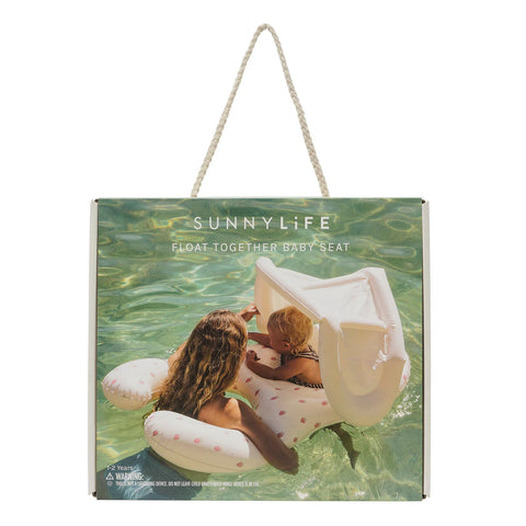 Sunnylife Float Together Baby Seat | Strawberry Sunshine