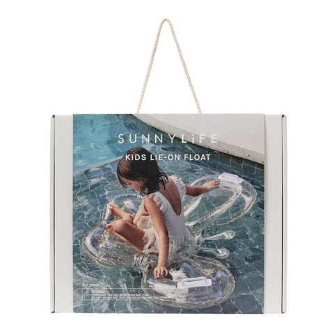 Sunnylife Kids Lie-On Float Cotton Candy Glitter