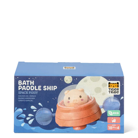 Tiger Tribe Bath Paddle Ship - Space Piggy