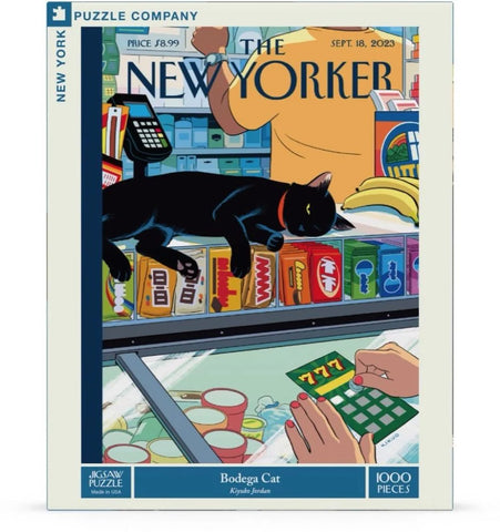 New Yorker 1000 piece puzzle "Bodega Cat"