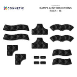 Connetix Tiles 16 pce Ramps & Intersections Pack