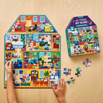 Mudpuppy "My House, My Home" 100 pce Shaped Puzzle