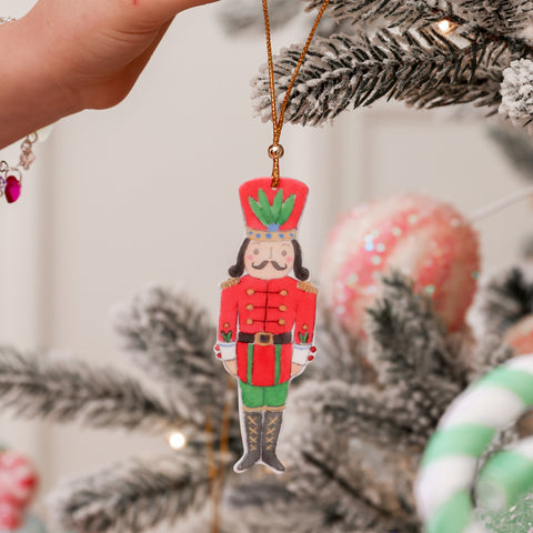 Lauren Hinkley acrylic Nutcracker soldier Christmas decoration