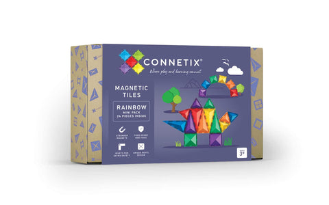 Connetix Rainbow Mini pack with 24 pieces