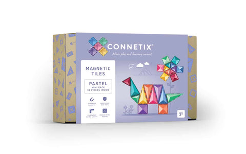Connetix Tiles 32 piece pastel mini pack