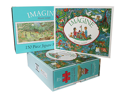 "Imagine" Book & Jigsaw Set