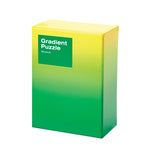100 piece gradient puzzle in green/yellow