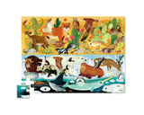 Crocodile Creek's 48 piece Opposites puzzle called "Hot & Cold"