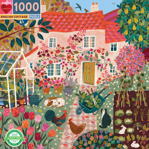 Eeboo 1000 piece puzzle English Cottage
